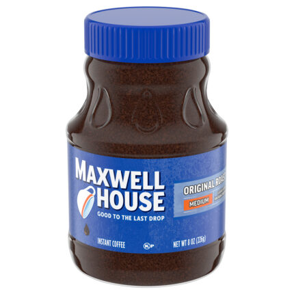 Maxwell House, Medium Original Roast Instant Coffee Jar, Case Of 6, 8 Oz