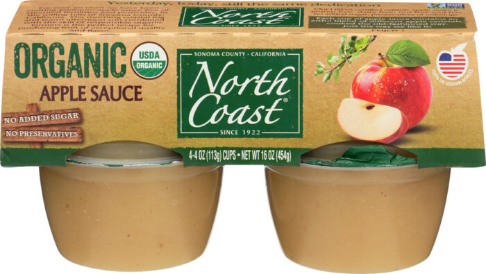 North Coast Applesauce 4Pk Org 16 Oz - Image 1