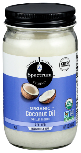 Spectrum Naturals Oil Coconut Semi Refnd Org 14 Fo