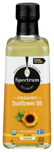 Spectrum Naturals Oil Sunflower Refined Semi Org 16 Fo