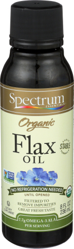 Spectrum Essential Oil Flax Shelf Stable Org 8 Fo