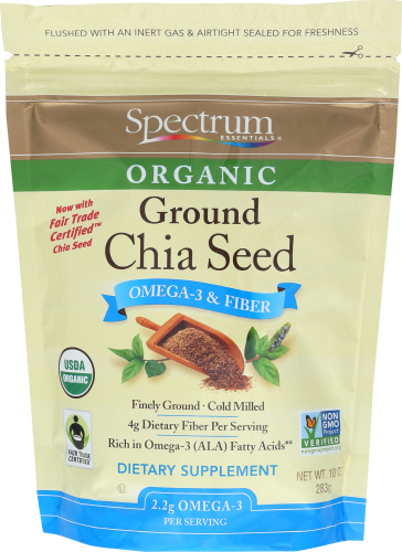 Spectrum Essential Seed Chia Grnd Org 10 Oz