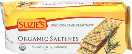 Suzies Cracker Rosemary Sesame Org 8.80 Oz