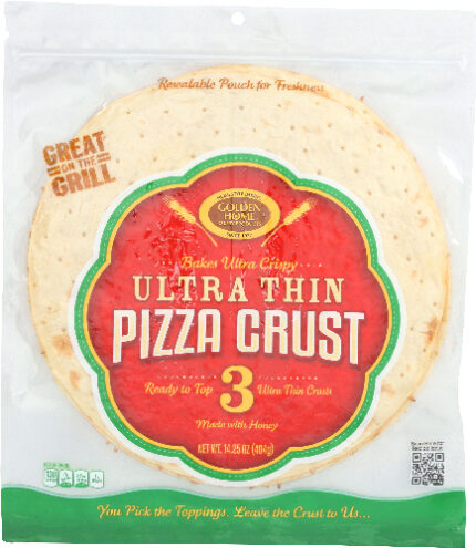 Golden Home Crust Pizza Ultthn 12In 14.25 Oz