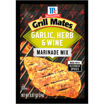 Mccormick, Garlic Mates Herb & Wine Marinade Seasoning Mix, Case Of 12, 0.87 Oz