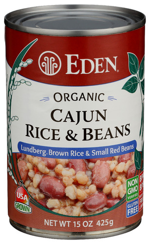Eden Foods Rice N Bean Cajun Sml Re 15 Oz