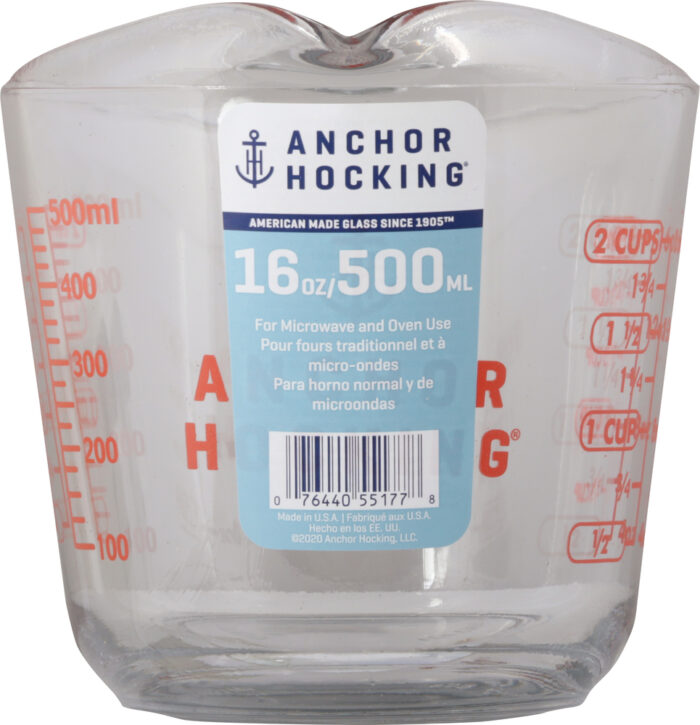 Anchor Hocking, Measuring Cup 16 Oz, Case Of 4, 1 Ct - Image 1
