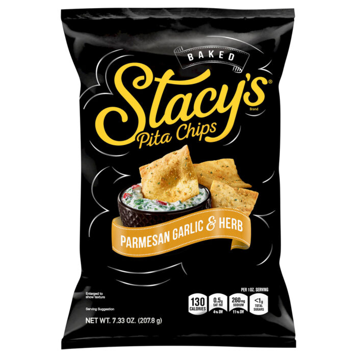 Stacy`S, Parmesan Garlic And Herb Pita Chips, Case Of 12, 7.33 Oz - Image 1