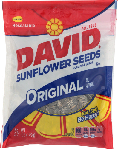 David Sunflwr Seeds Original 5.25 Oz