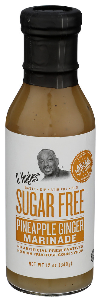 G Hughes Marinade Pineppl Gngr Sf 12 Fo