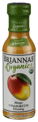 Briannas Dressing Trpcl Mngo Org 10 Oz