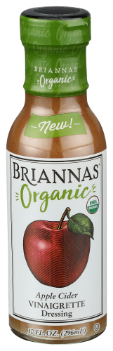 Briannas Drssng Org Appl Cidr Vingrt 10 Oz