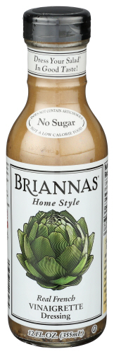 Briannas Drssng French Vinegar 12 Oz