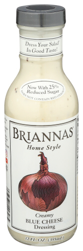 Briannas Drssng Blue Cheese 12 Oz