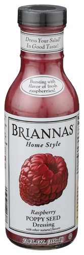 Briannas Dressing Rsbry Poppy Sd 12 Oz