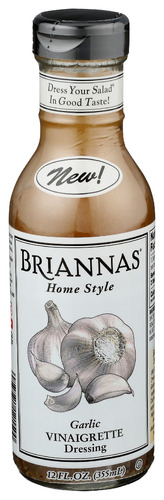 Briannas Dressing Garlic Vnagrtte 12 Oz