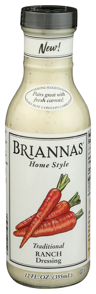 Briannas Dressing Ranch Trad 12 Oz