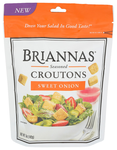 Briannas Croutons Sweet Onion 5 Oz