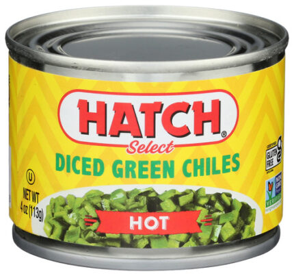 Hatch Green Chili Dice Hot 4 Oz