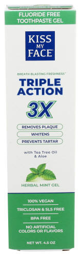 Kiss My Face Tthpaste Gel Trpl Action 4.50 Oz