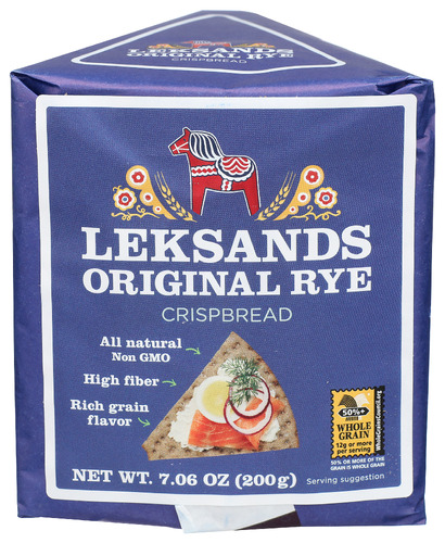 Leksands Crispbread Triangl Swedish 7.06 Oz