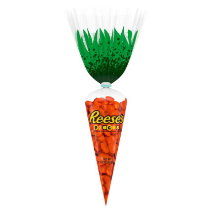 Reese'S, Peanut Butter Candy Easter Carrot Shaped Bag, Case Of 24, 2.2 Oz