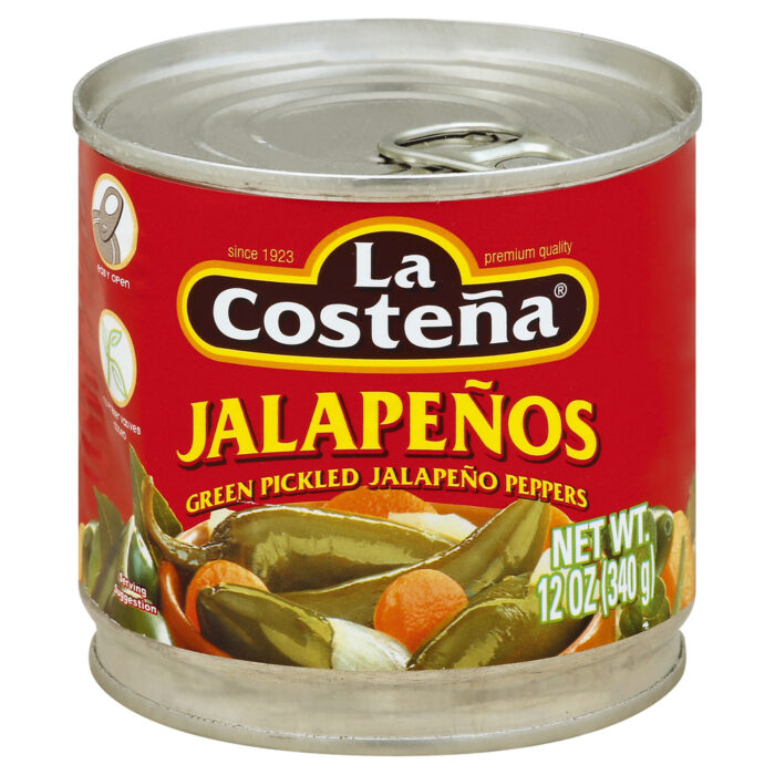 La Costena, Green Pickled Jalapenos Peppers, Case Of 12, 12 Oz - Image 1
