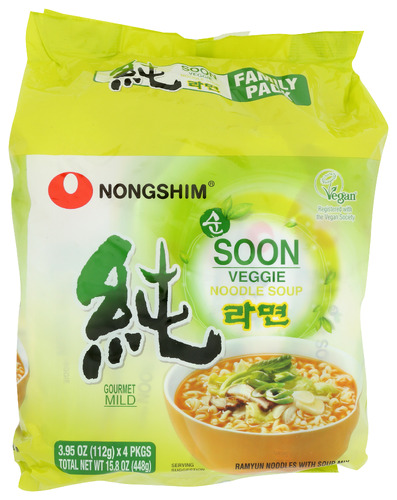 Nong Shim Noodle Veg Soon Ram Fam 15.80 Oz