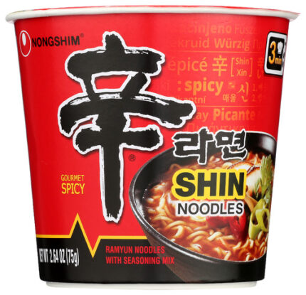 Nong Shim Soup Cup Noodle Shin 2.64 Oz