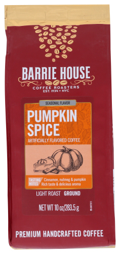 Barrie House Coffee Gr Pumpkin Spice 10 Oz