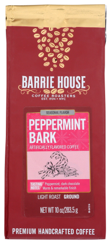 Barrie House Coffee Gr Peppermint Bag 10 Oz
