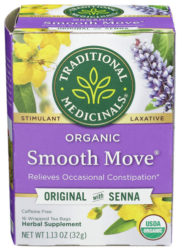 Traditional Medicinals Tea Smooth Move Laxative 16 Bg
