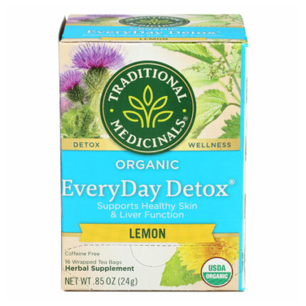 Traditional Medicinals Tea Everyday Detox Lemon 16 Bg