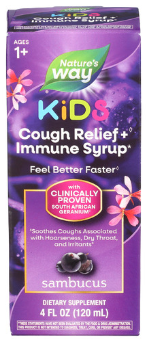 Natures Way Kids Sambucus Relief Syrp 4 Fo