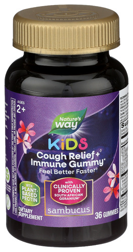 Natures Way Kids Sambucus Relief Gumm 36 Ea