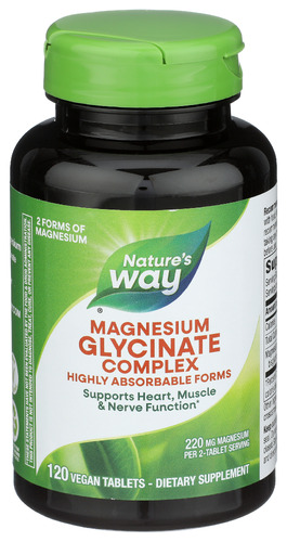 Natures Way Magnesium Glycinte Cmplx 120 Tb
