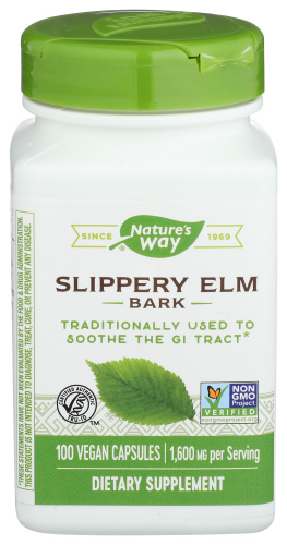 Natures Way Slippery Elm Bark 100Vegcp 100 Cp