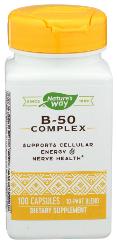 Natures Way Vitb-50 Complex 100 Cp 100 Pc