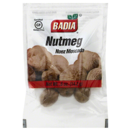 Badia Nutmeg Whl 4Ct Cello 0.50 Oz