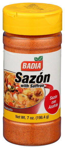 Badia Sazon With Saffron 7 Oz