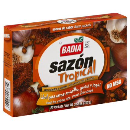 Badia Sazon Tropical W Clntro 20Pk 3.50 Oz