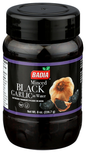 Badia Garlic Blck Mncd In Water 8 Oz