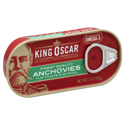 King Oscar Anchovy Flat 2 Oz