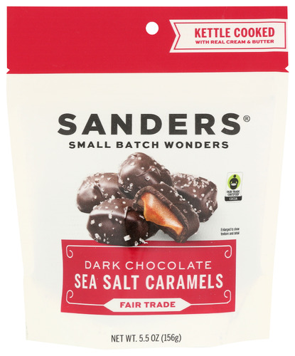Sanders Caramel Drk Choc Ss Frtd 5.50 Oz