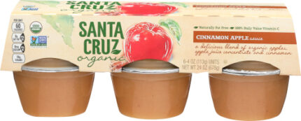 Santa Cruz Applesauce 6Pk Cnnmn 24 Oz