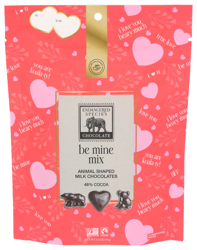 Endangered Species Choc Mlk Be Mine Mix 3.50 Oz
