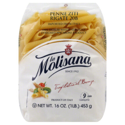 La Molisana Pasta Penne Ziti Rigate 16 Oz