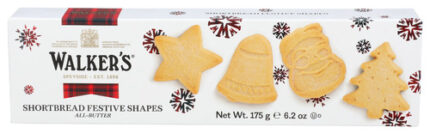 Walkers Shortbread Festv Shape Bx 6.20 Oz