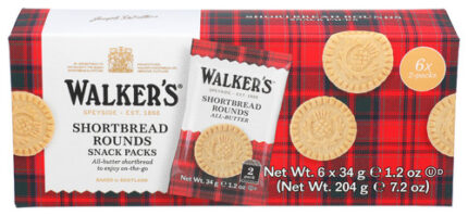 Walkers Shortbread Rnds Snk Pk 7.20 Oz