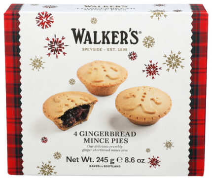 Walkers Pies Mince Gingerbread 8.60 Oz